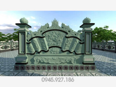 Buc Binh phong da chan phong thuy binhphongda