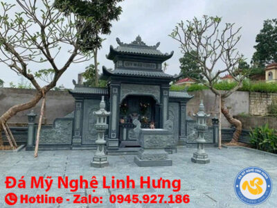 lăng thờ đá ba mái đao cổ – kiểu lăng truyền thống cho dòng họ