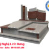 mộ đá đôi công giáo hiện đại - kiểu châu âu sang trọng