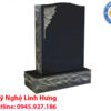 bia mộ dá granite cao cấp - chạm khắc hoa văn