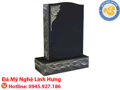 bia mộ dá granite cao cấp - chạm khắc hoa văn