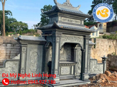 lăng thờ đá ba mái - mẫu lăng thờ tổ tiên