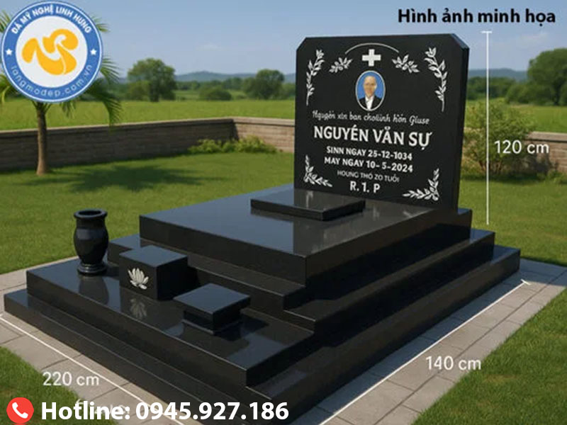 mộ đá công giáo -mẫu mộ đá hoa cương Thịnh Hành