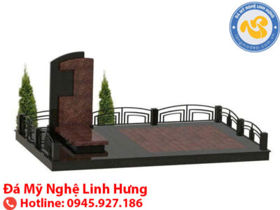 mộ đá granite công giáo hiện đại - mẫu mộ đá đơn giản tinh tế